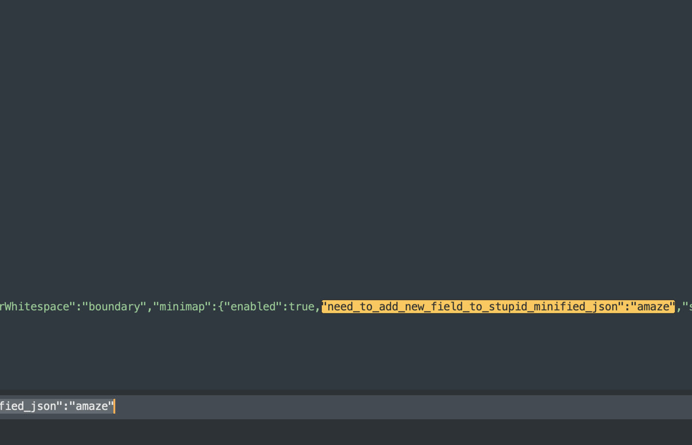 step three visual replace back text.